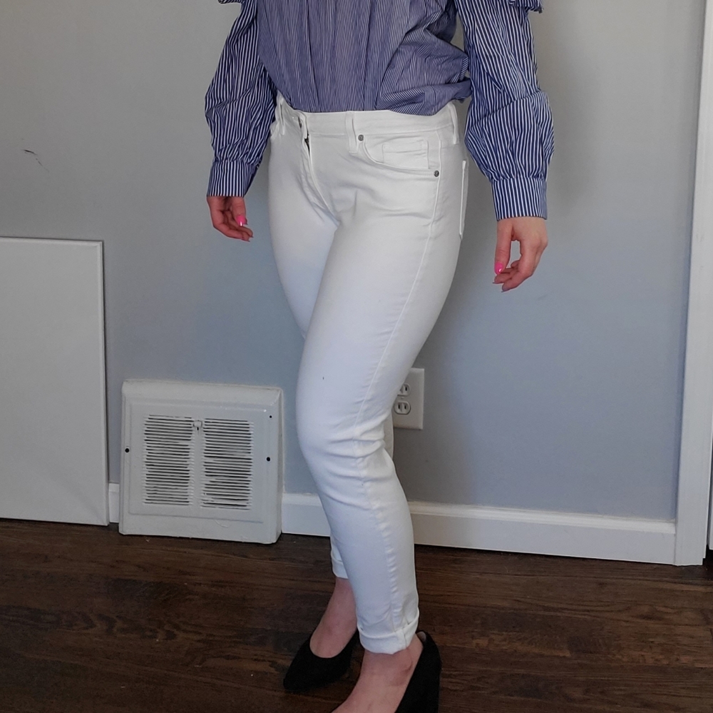 Just Black White Skinny Jeans